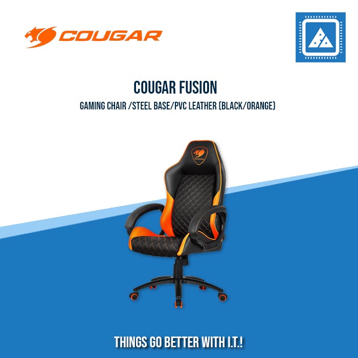 COUGAR FUSION GAMING CHAIR /STEEL BASE/PVC LEATHER COUGAR FUSION GAMING CHAIR /STEEL BASE/PVC LEATHER